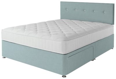 Airspring - Dalham 800 Pkt Memory 2Drawer Blue - Divan-Small - Double